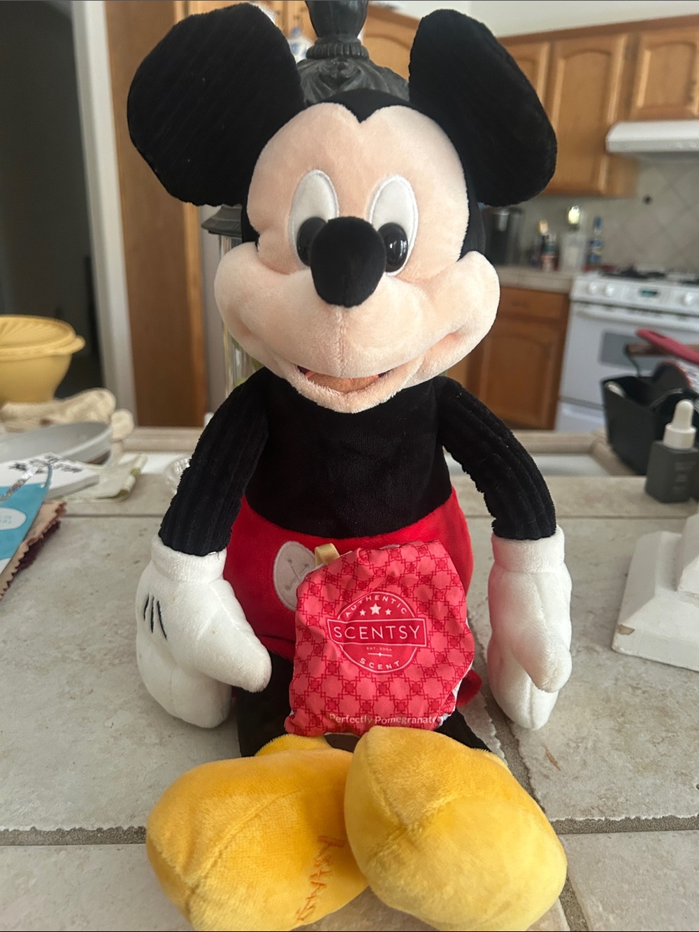 Scentsy Plush Character in Black, Red, Yellow, White Will Throw in New Scent PK